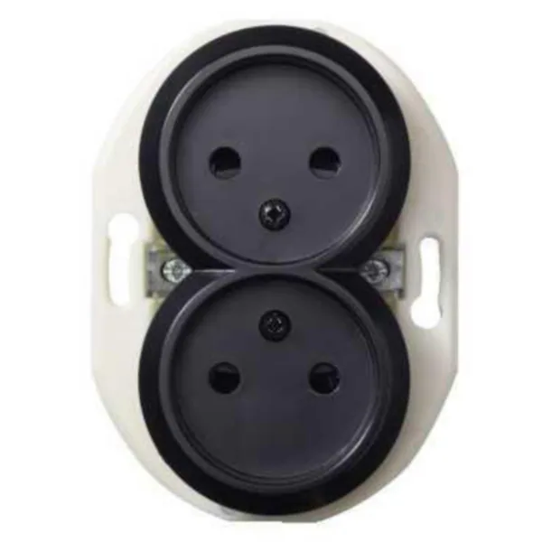 Pistorasia Schneider Electric Renova 2-osainen 2N/16A/230V/IP21 2X MUS