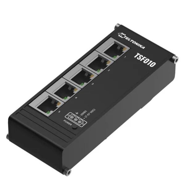 Ethernet kytkin Teltonika 5-PORT 10/100M INDUSTRIAL DIN