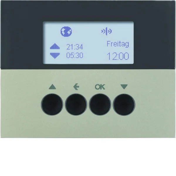 Kellokytkin KNX Hager K.5 VERHO 1K RF QUICKLINK RST