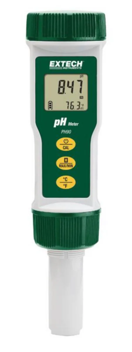 PH-mittari PH90 Extech - PH-MITTARI EXTECH VEDENKESTÄVÄ IP57