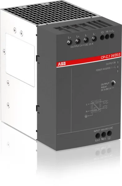 Teholähde ABB CP-C-sarja CP-C.1 24/10.0,LÄHTÖ:24VDC/10A