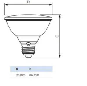 Kohdelamppu Philips MASTER LED - KOHDELAMPPU MASTER LED E27 930 760LM 75W=9.5W PAR30S