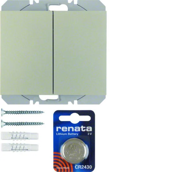 Painike langaton KNX Hager K.5 2OS. PAR 3V QUICKLINK RST