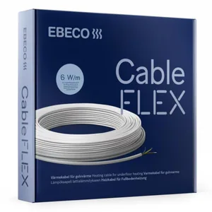Lattialämmityskaapeli Ebeco Cableflex 6