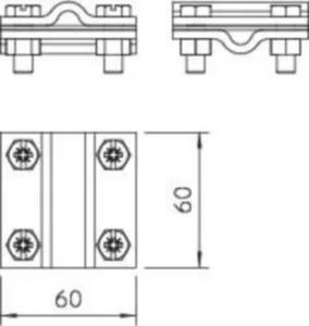 Maadoitusliitin OBO TBS - LIITIN TBS 252 8-10 FT, RD8-RD10