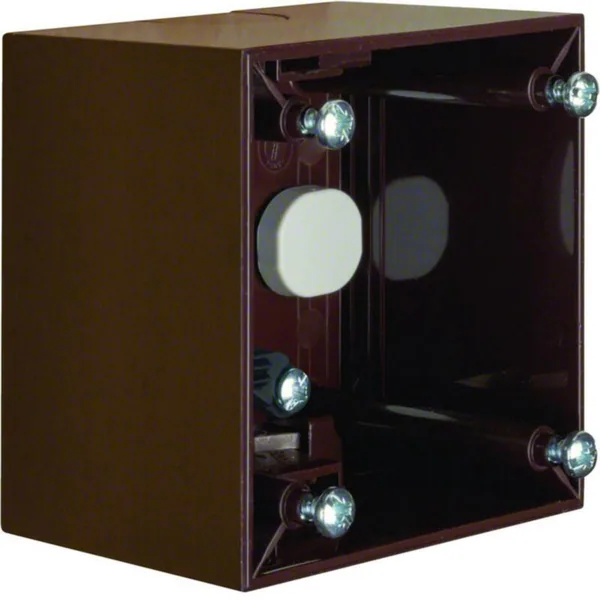Pintakojerasia Hager Integro Flow 1f. d=41mm brown