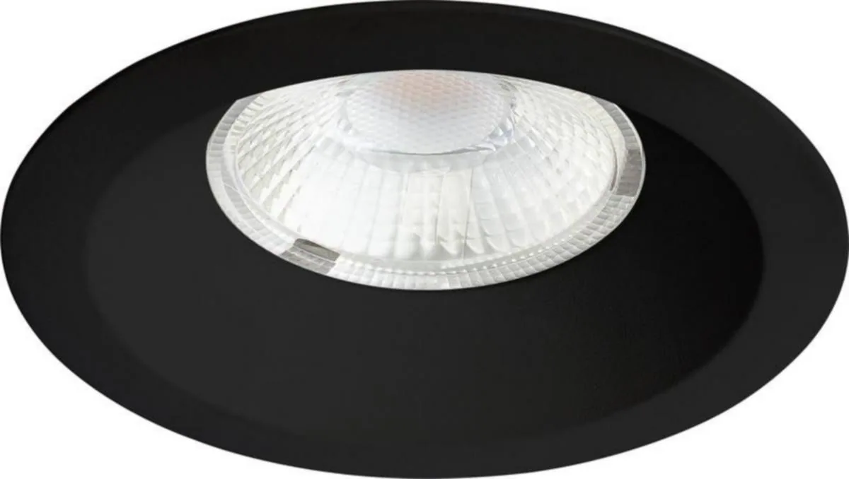 Alasvalo Black Box Unilamp Half - ALASVALO UNILAMP HALF IP44 8W 3K BLACK