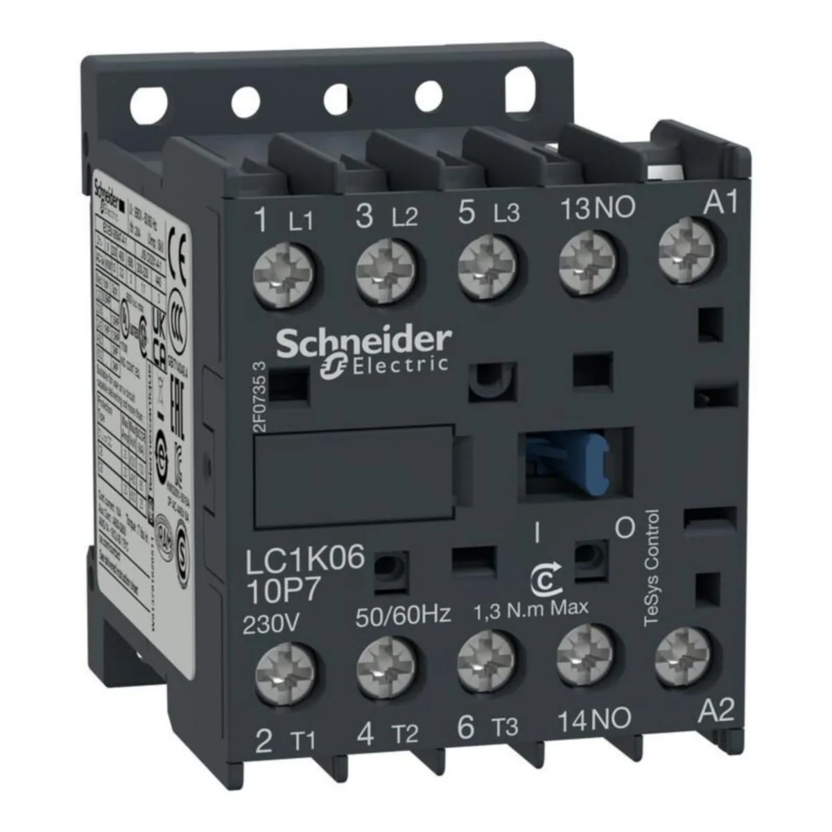 Kontaktori Schneider Electric TeSys mini K LC1K1610B7 16A 3S 1S+0A 24V AC