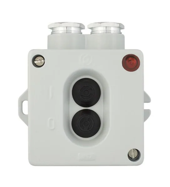 Kytkin merkkilampulla 16A 250V vesitiivis IP67 Selcast VAIHTO LAMP 2xPK16 HARM