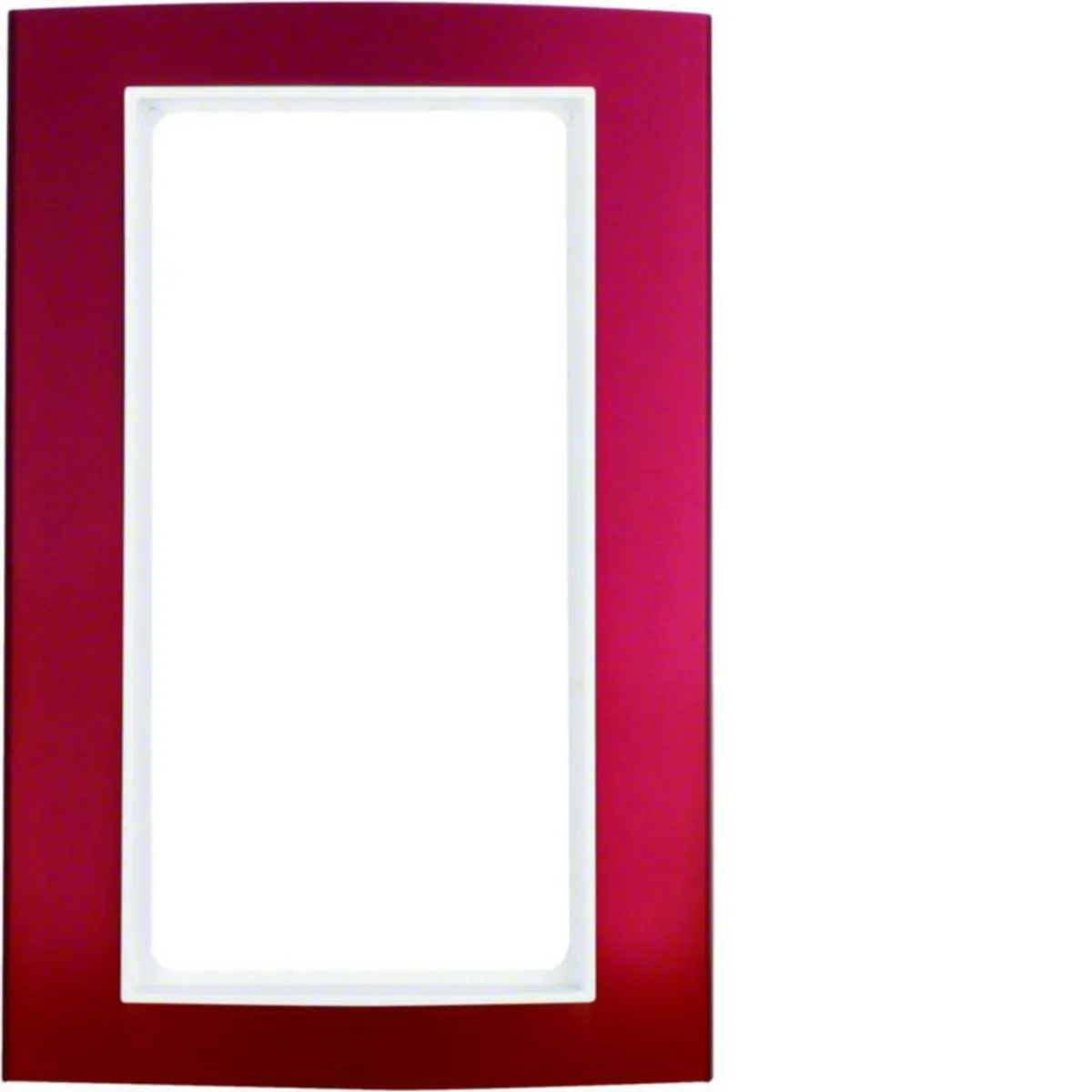 Peitelevy Hager B.3 1OS. KNX-PAIN. PUN-AL/VAL – punainen