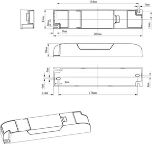 Sähköinen lisätarvike Ledvance Downlight Comfort - SÄHKÖINEN LISÄTAR DOWNLIGHT CO EL KIT 55V 2,3W LI MT/AT 3H