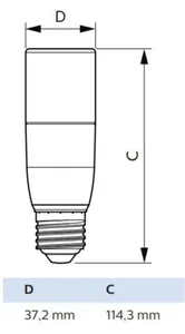 Vakiolamppu Philips CorePro Stick - VAKIOLAMPPU COREPRO E27 830 950LM 68W=9.5W T38 FR
