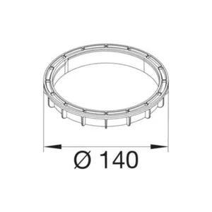 Kiinnitystarvike Hager Electraplan.VE-EE - KIINNITYSTARV ELECTRAPLANVE-EE LARA R02 K<32MM MUS