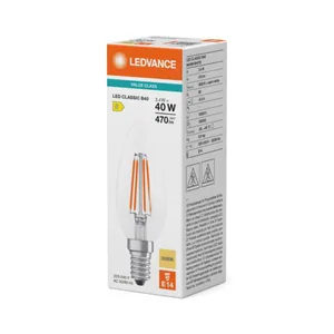 Kynttilälamppu Ledvance Value Classic B - KYNTTILÄLAMPPU VALUE CLASSIC CLB 3,4W/830 470LM E14 CL