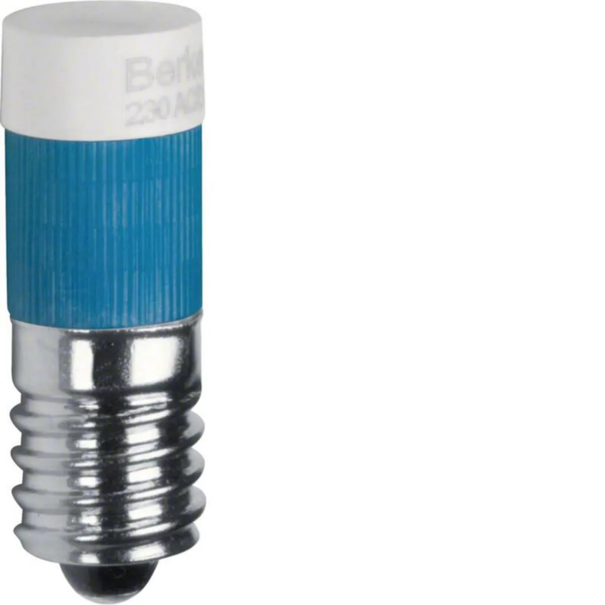 Merkkilamppu Hager S.1 SIN LED 230VAC 4MA E10 – sininen