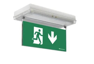 Opastevalaisin Teknoware Solid Exit 2 oikealle/vasemmalle/alas - OPASTEVALAISIN SOLID EXIT 2 TWT3151WK 230V IP65