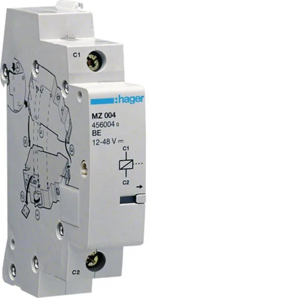 Työvirtalaukaisin Hager, MZ204 24-48VAC/12-48VDC