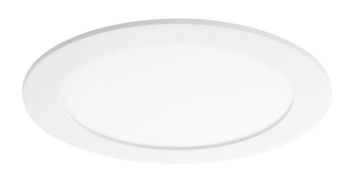 Alasvalo Airam Flat R Duo - ALASVALO FLAT R DUO 120 IP44 8W 830/840 DIM WH