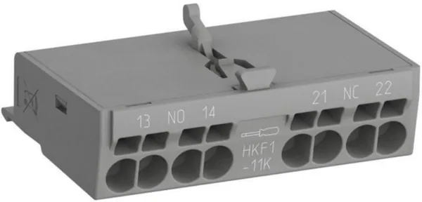 Apukosketin ABB PÄÄLLE ASENNETTAVA 2S,0A