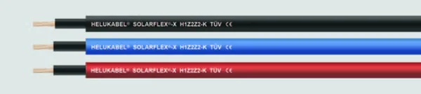 Asennusjohto-HF Helukabel Solarflex-X H1Z2Z2‑K DCA H1Z2Z2-K 4MM2 SIN