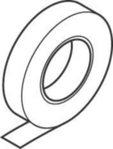 Lasikuituteippi Raychem - TEIPPI RAYCHEM GT-66 LASIKUITU 12mm/20m/RULLA