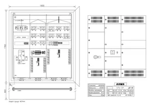 Latausjakokaappi UTU Ahma LJK, lähdöt 32A - LATAUSASEMAKESKUS AHMA LJK25324X (160A/200A/250A)