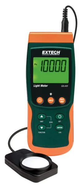 Valaistusvoimakkuusmittari/dataloggeri SDL400 Extech