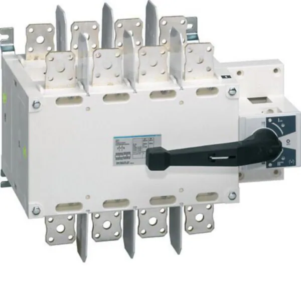 Verkonvaihtokytkin Hager HI460 4N 1-0-2 800A 690VAC