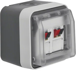 AV-rasia Hager W.1 - AV-RASIA W.1 2OS. KAIUTIN PPJ IP55 HAR