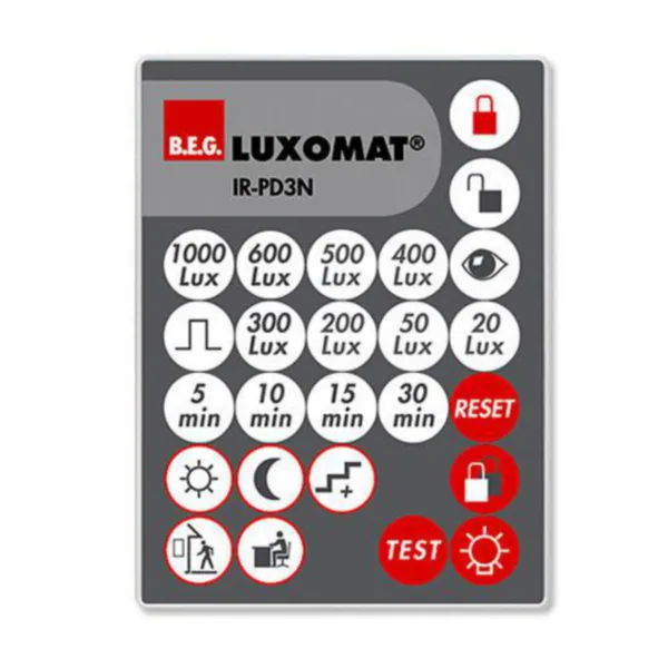Kauko-ohjain Luxomat IR-PD3N