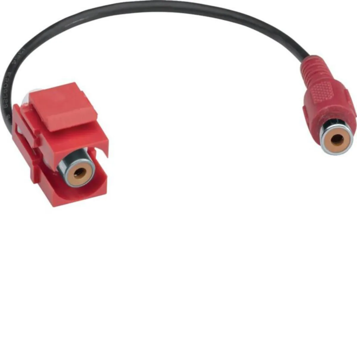 Liitin Hager Ecoline GMKRCART RCA PUNAINEN KEYSTONE