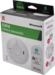 Palovaroitin optinen FSM EI3016 - PALOVAROITIN OPTINEN EI3016 230 VAC AKKUVARMENN.
