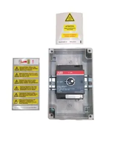 Turvakytkin aurinkosähkö (PV) ABB - TURVAKYTKIN AURINKOSÄ (PV) ABB 1 PIIRI 32A 1000VDC KOTELOITU