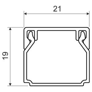 Asennuskanava a-collection LHD - ASENNUSKANAVA A-COLLECTION LHD20X20 P2 PVC 20X20X2000VAL