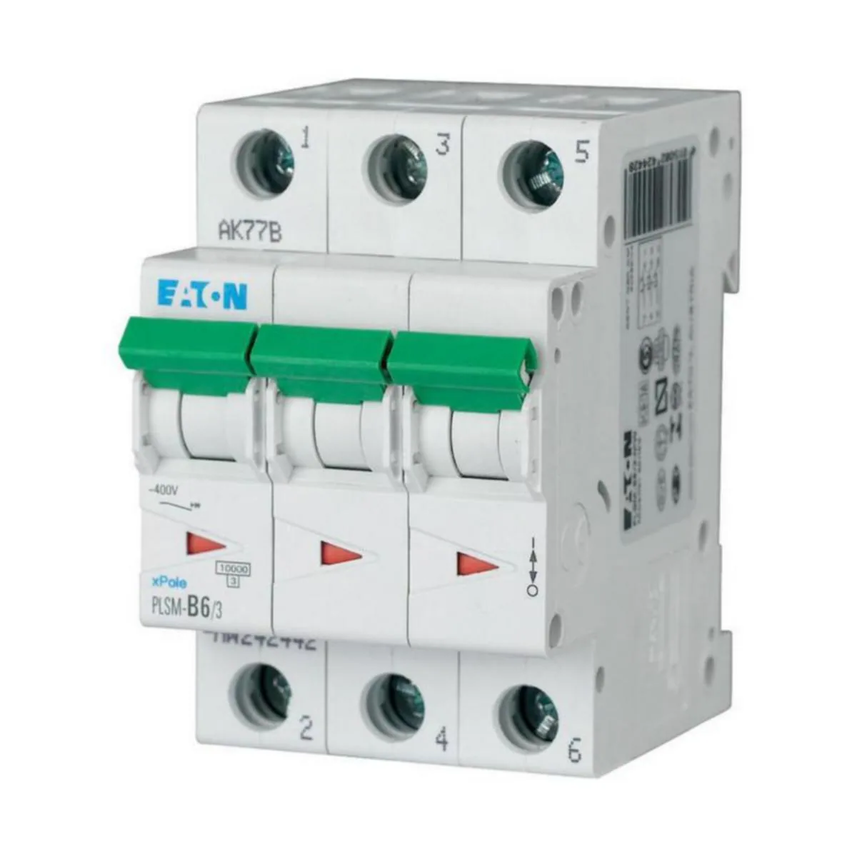 Johdonsuojakatkaisija Eaton Xpole PLSM-C6/3-MW