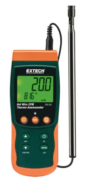 Kuumalanka-anemometri SDL350 Extech