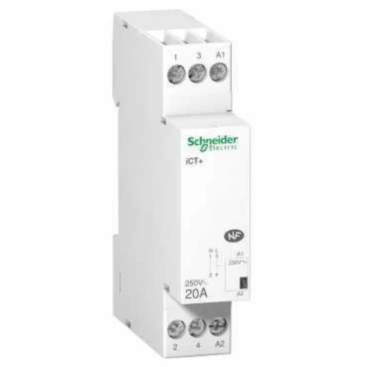 Moduulikontaktori Schneider Electric Acti 9 iCT+ - KONTAKTORI ACTI 9 A9C15030. 20A 1S 230VAC