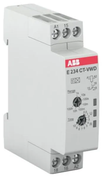 Aikarele vilkku ABB Time relay multifunction