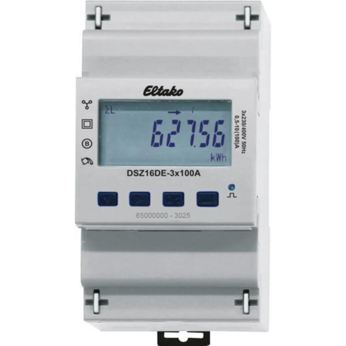 Energiamittari DIN Eltako Sarja 16 - ENERGIAMITTARI DIN 16 SARJA 3-VAIHE, 3X100A, SUORA, MODBUS