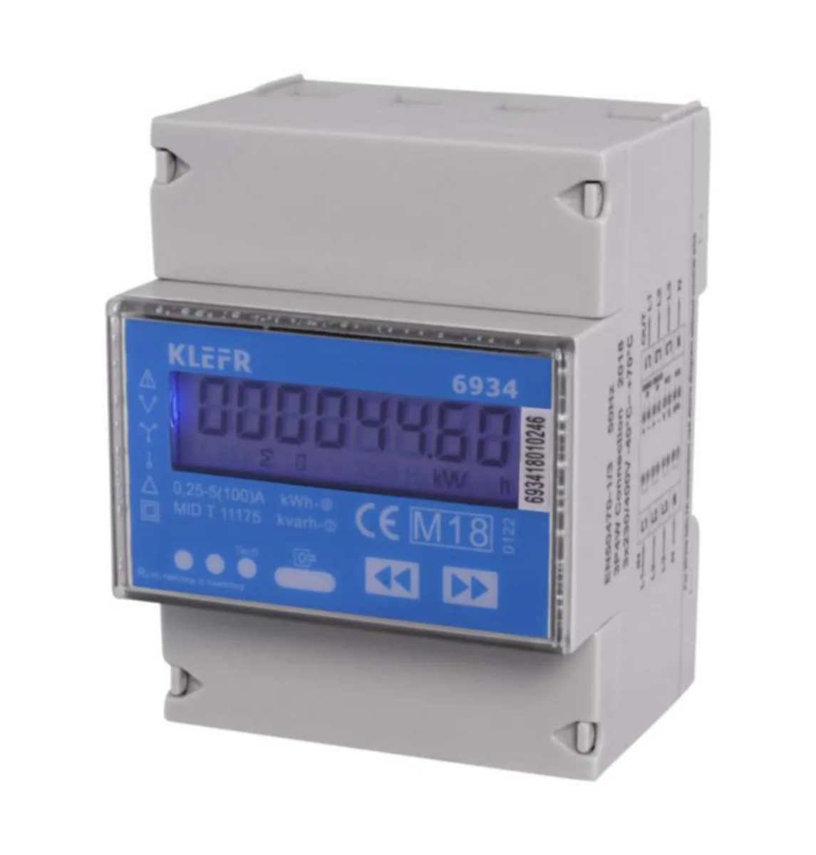 Energiamittari Vestel latausasemalle - ENERGIAMITTARI DIN KLEFR ENERGIAMITTARI KLEFR 6934