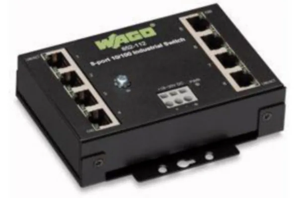 Ethernet kytkin Wago 8-port 100Base-TX