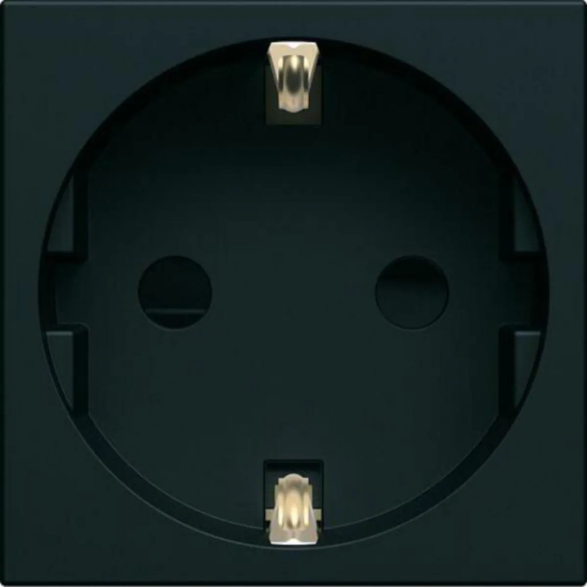 Kanavapistorasia Hager Gallery 1-os WXF160 1S/16A/250V 2M UKJ MUS – musta
