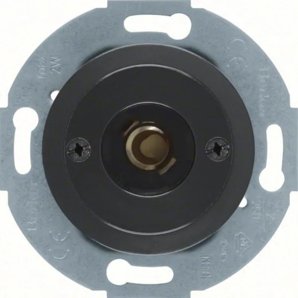 Painike Hager 1930 1NO/2A 250VAC E10 UR black