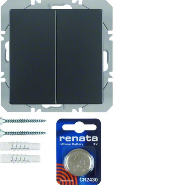 Painike langaton KNX Hager Q.1 2OS. PAR 3V QUICKLINK ANT
