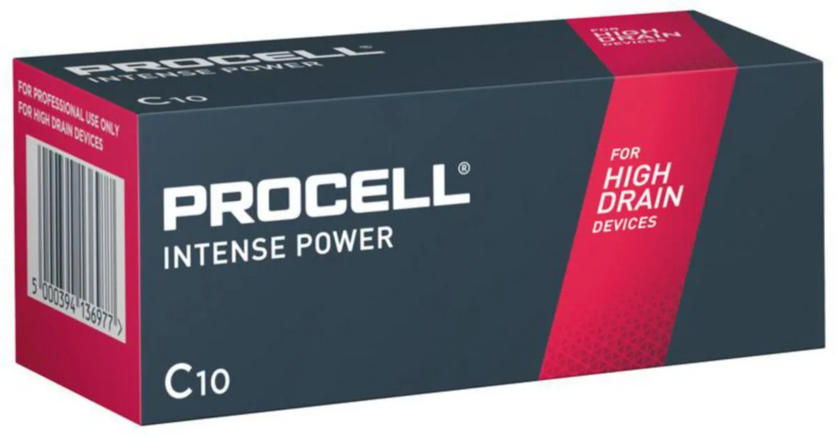 Paristo alkali Procell Intense Power - PARISTO ALKALI PROCELL ALKALINE INTENSE C, 1,5V 10 KP