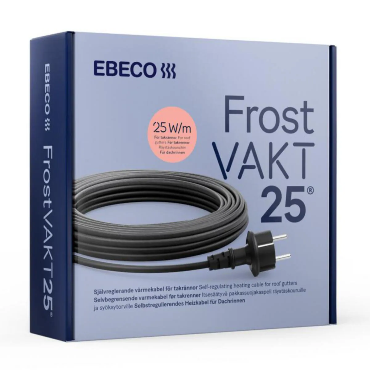 Sulanapitokaapeli Ebeco Frostvakt 25, RÄYSTÄIDENSULATUS 8m