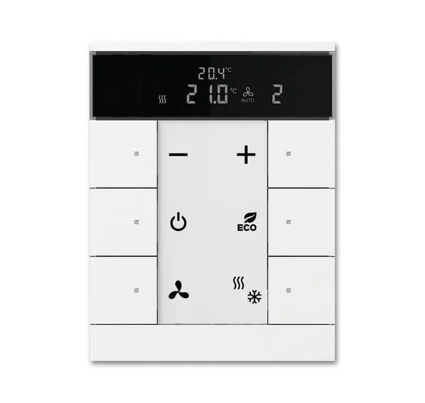 Huonetermostaatti KNX ABB 6-OS T VAL