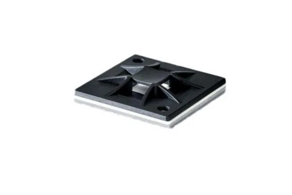 Johdinsideankkuri HellermannTyton QMA-sarja HELLERMANN QM20A 20x20 MUS 100kpl/PSS