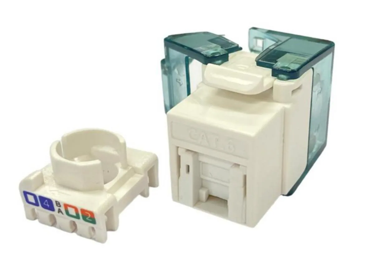 Liitin-CAT6 UTP LA-CAT Työkaluton - LIITIN-CAT6 LA-CAT RJ45 KEYSTONE LIITIN CAT6 UTP