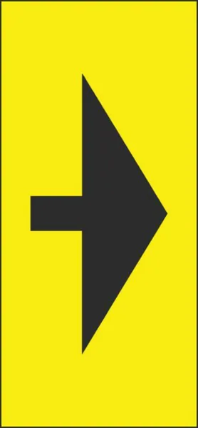 Merkintäkilpi Hammarprodukter H50 H-50 NUOLI VAS/OIK